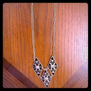 Gold & Black Necklace